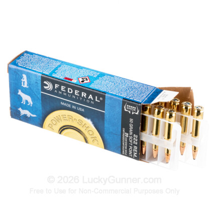 Image 3 of Federal .222 Remington Ammo