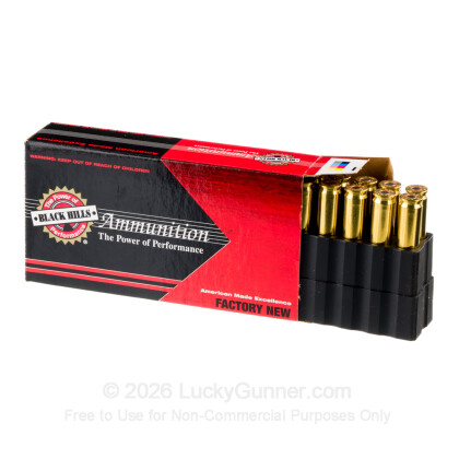 Large image of Cheap 308 Win Ammo For Sale - 168 Grain Match HPBT Ammunition in Stock by Black Hills - 20 Rounds