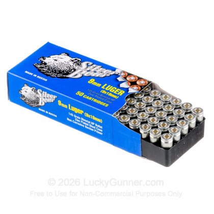 Image 3 of 9mm Ammo from Silver Bear Image 3 of Silver Bear 9mm Luger (9x19) Ammo