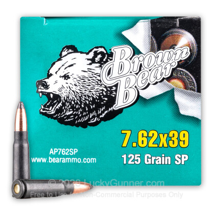Image 2 of Brown Bear 7.62X39 Ammo