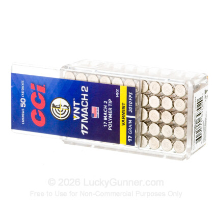 Image 3 of CCI .17 HM2 (Mach 2) Ammo