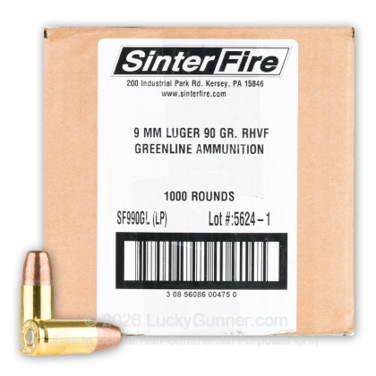 Image 1 of SinterFire 9mm Luger (9x19) Ammo