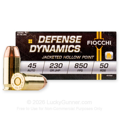Image 1 of Fiocchi .45 ACP (Auto) Ammo