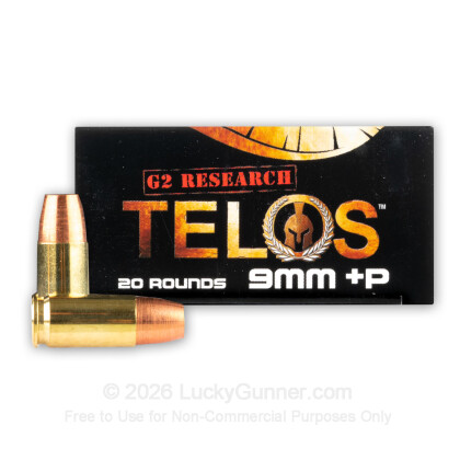 Image 1 of 9mm Ammo from G2 Research Image 1 of G2 Research 9mm Luger (9x19) Ammo