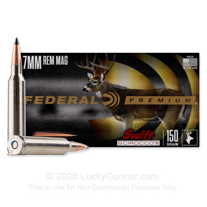 Image 2 of Federal 7mm Remington Magnum Ammo