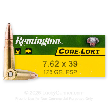 Image 1 of Remington 7.62X39 Ammo