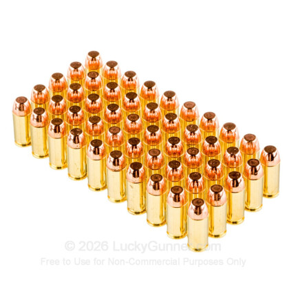 Large image of Bulk 40 S&W Ammo For Sale - 165 Grain CMJTC Ammunition in Stock by Fiocchi - 1000 Rounds