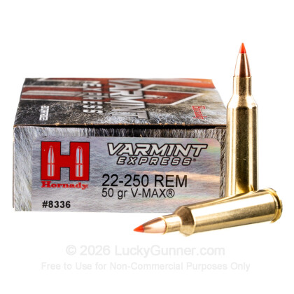 Image 2 of Hornady Ammo from Hornady Image 2 of Hornady .22-250 Remington Ammo
