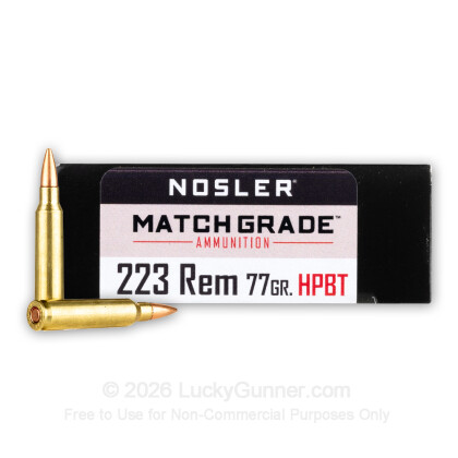 Image 1 of Nosler Ammunition .223 Remington Ammo
