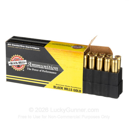 Large image of Premium 6.5 Creedmoor Ammo For Sale - 120 Grain GMX Ammunition in Stock by Black Hills Gold - 20 Rounds