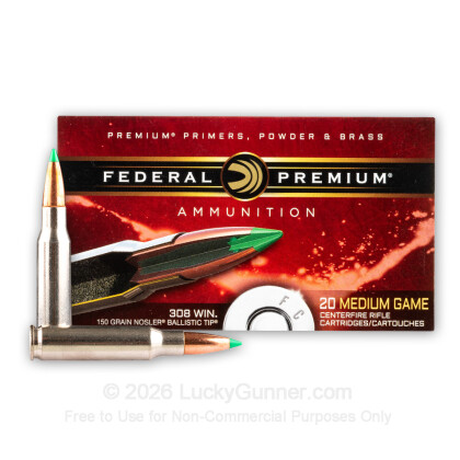 Image 2 of Shop by Popular Brand from Federal Image 2 of Federal .308 (7.62X51) Ammo