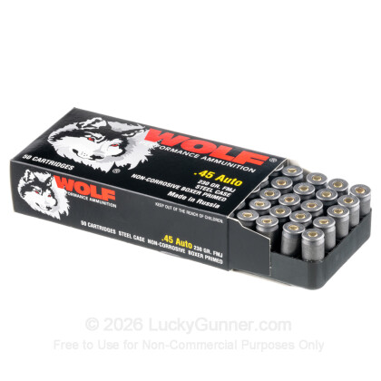 Image 3 of Wolf .45 ACP (Auto) Ammo