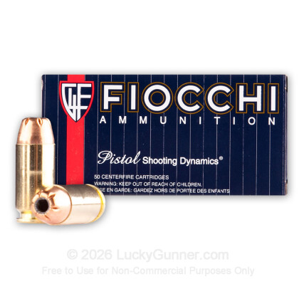 Large image of Defense 40 Cal Ammo For Sale - 165 gr JHP Fiocchi Ammunition - 1000 Rounds