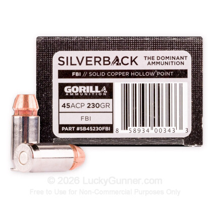 Image 1 of Gorilla Ammunition .45 ACP (Auto) Ammo