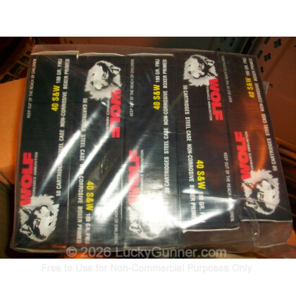 Image 4 of Wolf .40 S&W (Smith & Wesson) Ammo