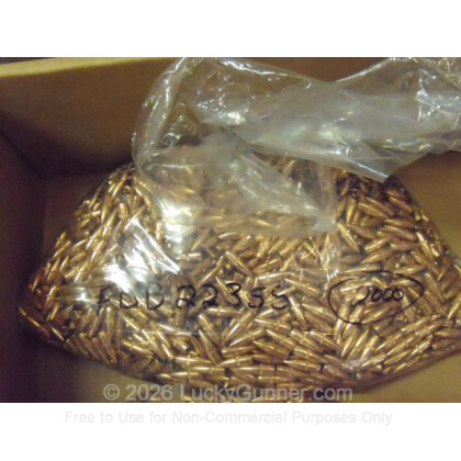 Large image of Bulk 223 Rem Bullets For Sale - 55gr FMJ Federal - 2000