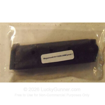 Large image of C-Products 1911 45 ACP Magazine Stainless Steel Black Matte Finiish For Sale - 8 Rounds