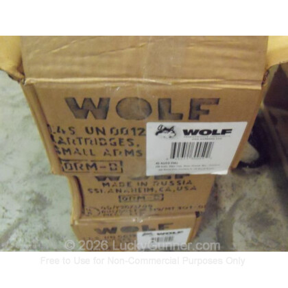 Image 3 of Wolf Ammo from Wolf Image 3 of Wolf .45 ACP (Auto) Ammo