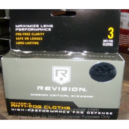 Large image of Revision Anti Fog Cloths -  Revision Glass Cleaning Cloths in Foil Packets For Sale