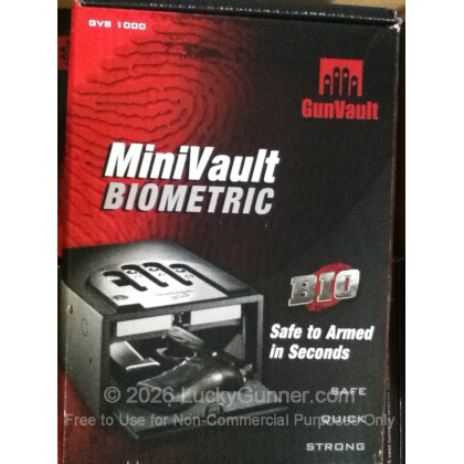 Large image of GunVault Handgun Safe For Sale - MiniVault Biometric GVB 1000 Digital Handgun Safe For Sale