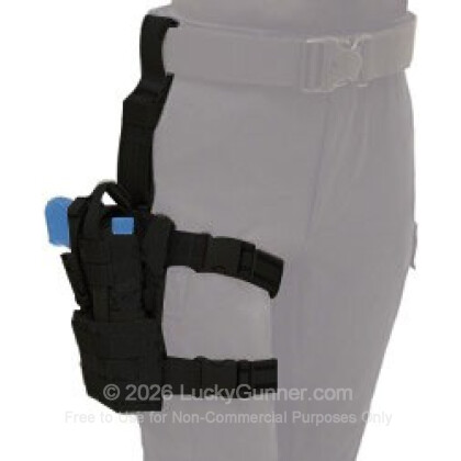 Large image of Ambidextrous Universal Configurable Holster - Belt / Leg-Drop / MOLLE From Eagle Industries - Black