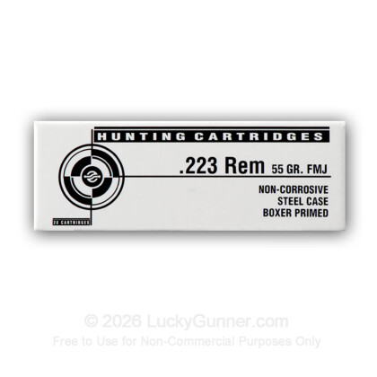 Image 2 of Tula Cartridge Works .223 Remington Ammo