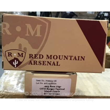Image 1 of Red Mountain Arsenal .223 Remington Ammo