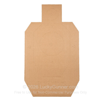 Large image of Targets - Target Barn - IDPA Cardboard Silhouette - 100 Targets In Stock