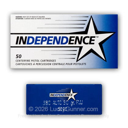 Image 3 of Independence .380 Auto (ACP) Ammo