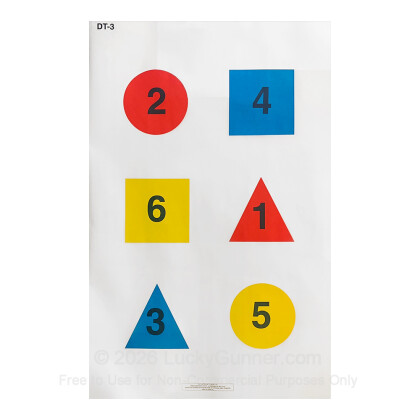 Large image of DT-3 Targets For Sale - 100 - 22.5" x 34.5" Targets - National Target Company Targets For Sale