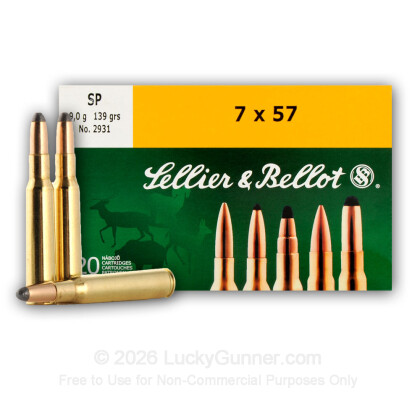 Image 1 of Sellier & Bellot 7x57 Mauser Ammo