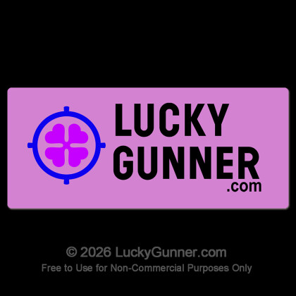 Large image of Lucky Gunner bumper sticker - 1