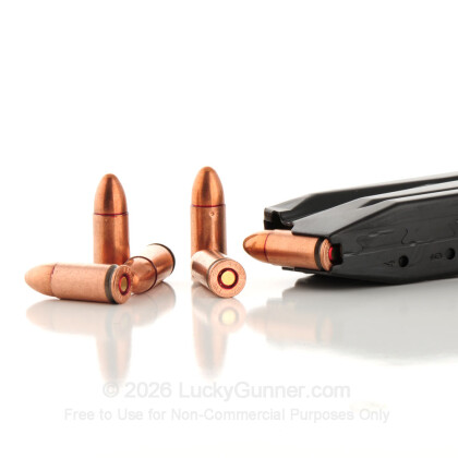 Large image of 9mm Ammo For Sale - 115 gr FMJ - LVE 9mm Luger Ammunition In Stock - 1350 Rounds