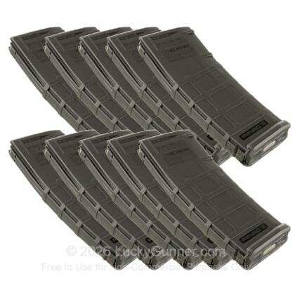 Large image of Magpul AR-15/M4 30rd - 223 - Blk - PMAG Gen M2 10 Magazines For Sale 