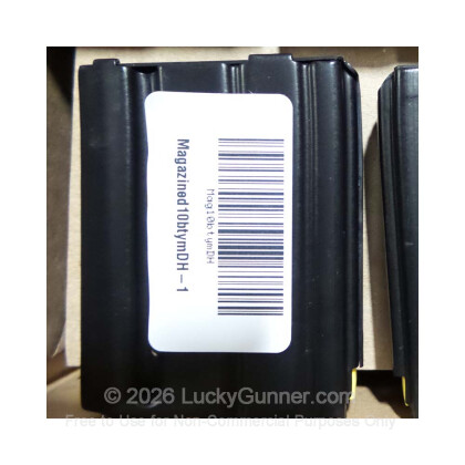 Large image of Cheap 10 Round AR-15 Magazines For Sale -  5.56/.223 - Black Teflon w/ Yellow Magpul Follower AR-15 Mags in Stock