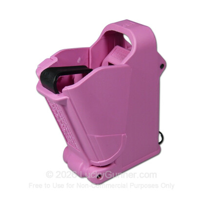 Large image of MagLULA Pink Universal Pistol Magazine Loader For 9mm through 45 acp handgun magazines For Sale