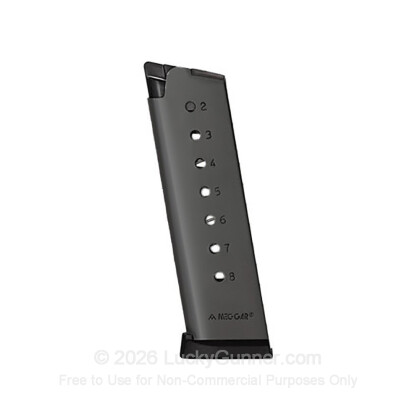 Large image of Mec-Gar 1911 45 ACP 8 Round Magazine For Sale - 8 Rounds