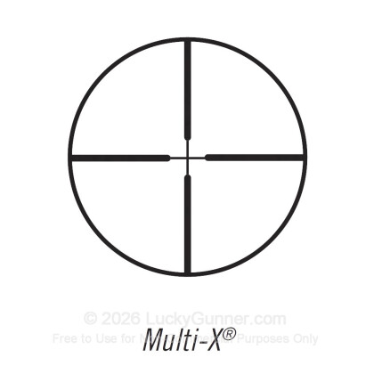 Large image of Rifle Scope For Sale - 4-12x - 40mm 734120 - Multi-X Deer Hunting - Black Matte Bushnell Optics Rifle Scopes in Stock