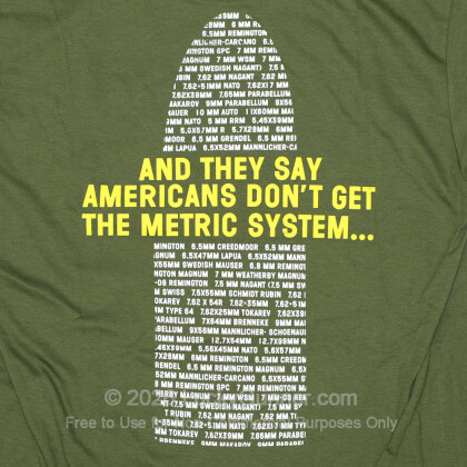 Large image of Lucky Gunner T-Shirt - Metric System 