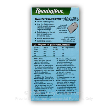 Image 3 of Remington .357 Magnum Ammo