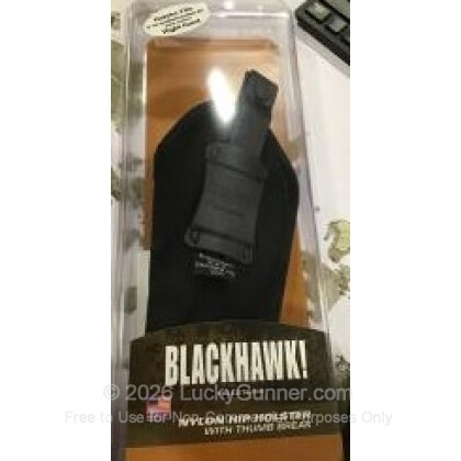 Large image of Holster - Outside the Waistband - Blackhawk - Nylon Hip Holster - Right Hand