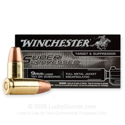 Image 1 of Winchester 9mm Luger (9x19) Ammo