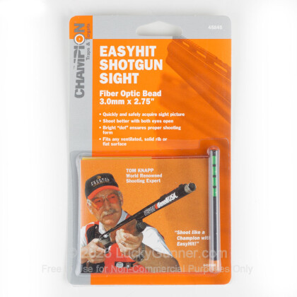 Large image of Champion EasyHit Fiber Optic Shotgun Bead Sight For Sale - Green - 3mm x 2.75"