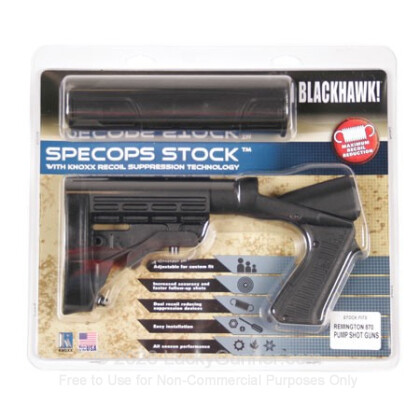 Large image of Blackhawk SpecOps Adjustable Shotgun Stock For Remington 870 Pump Shotguns For Sale