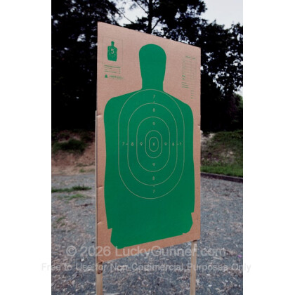Large image of Champion Cardboard Silhouette LE Targets For Sale - Green B27 Targets In Stock