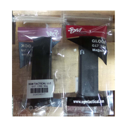 Large image of SGM Tactical 9mm Luger Glock 17 Magazine For Sale - 17 Rounds