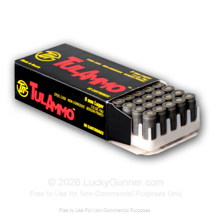 Image 5 of Tula Cartridge Works 9mm Luger (9x19) Ammo