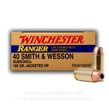 Image 1 of Winchester 40 Smith & Wesson Ammo