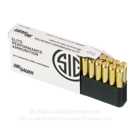 Large image of Cheap 300 HAM'R Ammo For Sale - 125 Grain SP Ammunition in Stock by Sig Sauer Elite Performance - 20 Rounds