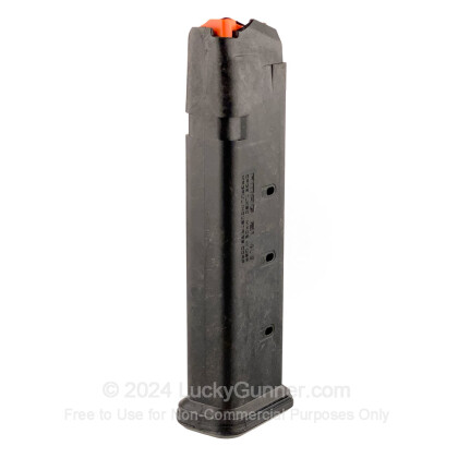 Large image of Premium 9mm Luger Magazine For Sale - 21 Round 9mm Luger Magazine in Stock by Magpul for Glock G17/G19/G34 - 1 Magazine